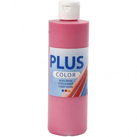 Plus Color Bastelfarbe, Fuchsia, 250 ml / 1 Flasche.