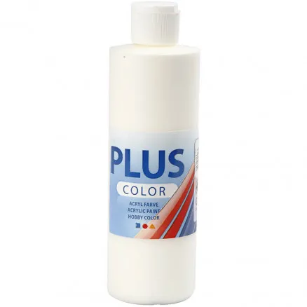 Plus Color Hobbyfarbe, Offwhite, 250 ml