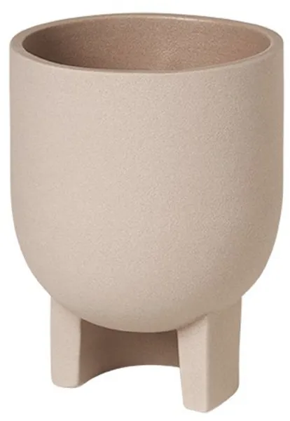 KRISTINA DAM STUDIO Serene Blumentopf, S - Sand-Terrakotta